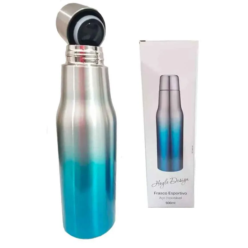 FRASCO ESPORTIVO PERLA AZUL 500 ML