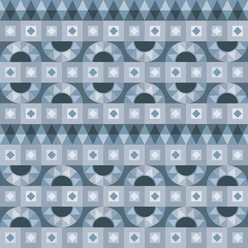 Papel De Parede Adesivo Geométrico 0063 - 2,50M X 58Cm