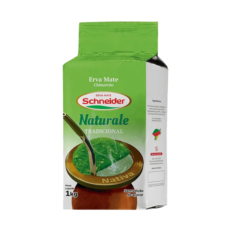 Erva-mate Schneider Naturale Tradicional 1kg