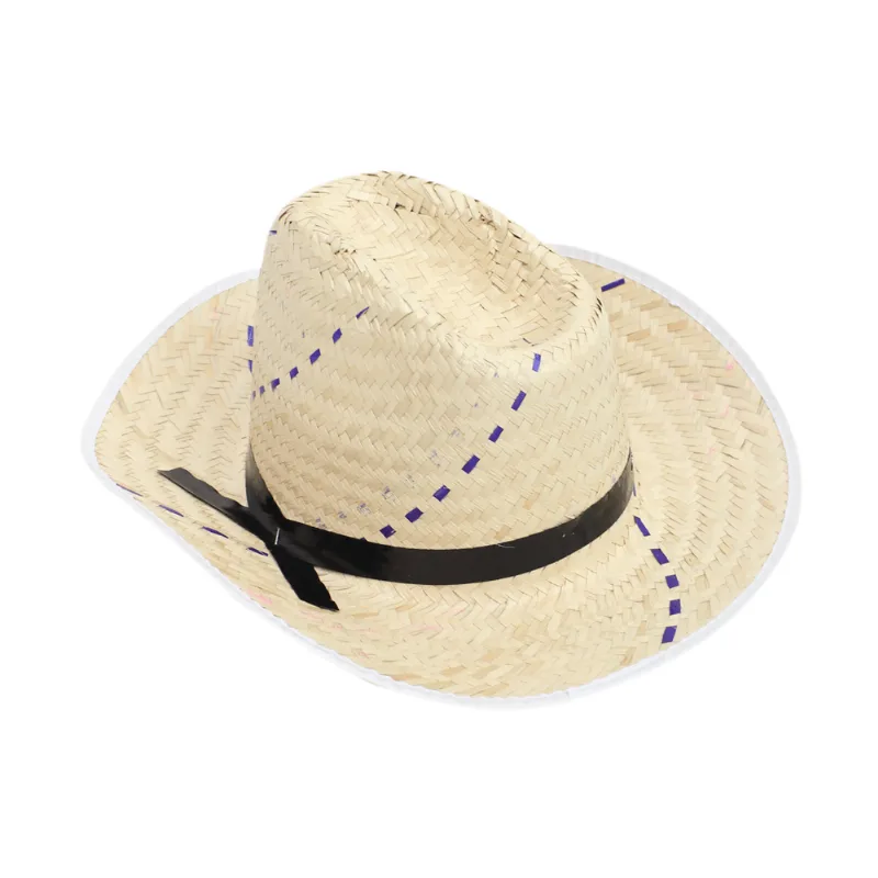 CHAPEU PALHA LISTAO ORLANDO R.749 ÚNICA