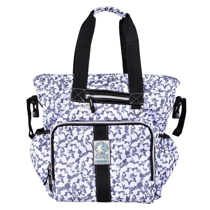 Bolsa Maternidade Ella Baby Com Trocador Portatil - Cinza