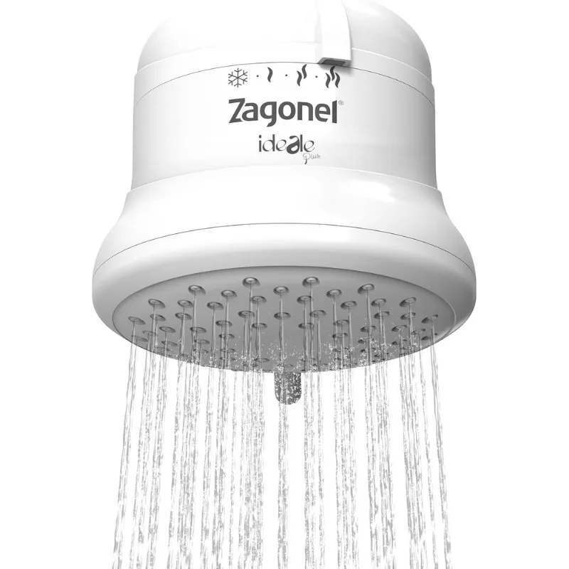 Chuveiro Elétrico Zagonel Ideale Plus 4000W 127V Branco