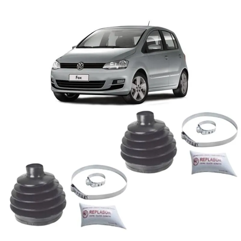 Par Kit Coifa Homocinética Lado Roda Vw Fox 2003/...