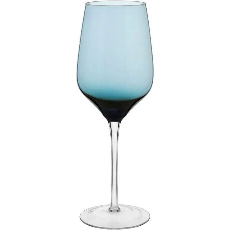 Jg 2pç Taça Vinho Home&co Ballet Vidro 460ml 24x9x9cm Azul
