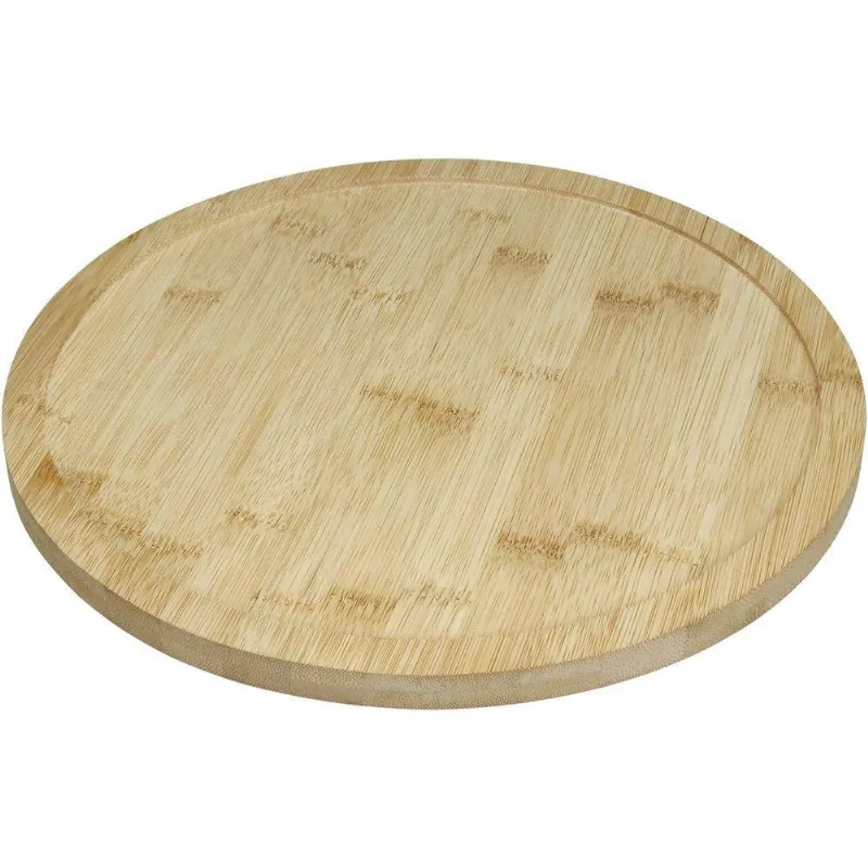 Bandeja Giratoria Para Servir Bailarina Home&co Bambu 3x30x30cm Natural