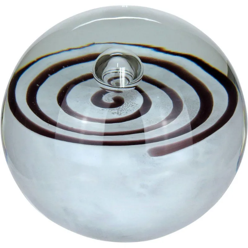 Esfera Decorativa Enfeite Home&amp;co Vidro 10x10x10cm Marrom