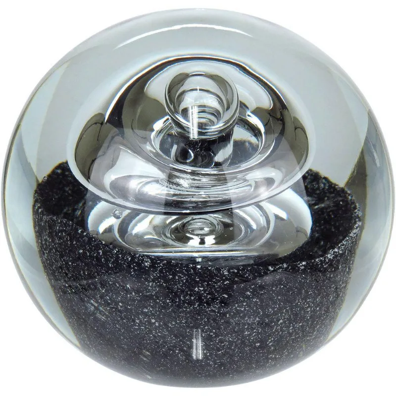 Esfera Home&amp;co Vidro 9x9x9cm Cinza