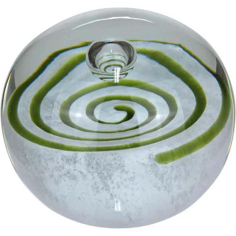 Esfera Decorativa Enfeite Casa Home&amp;co Vidro 10x10x10cm Verde