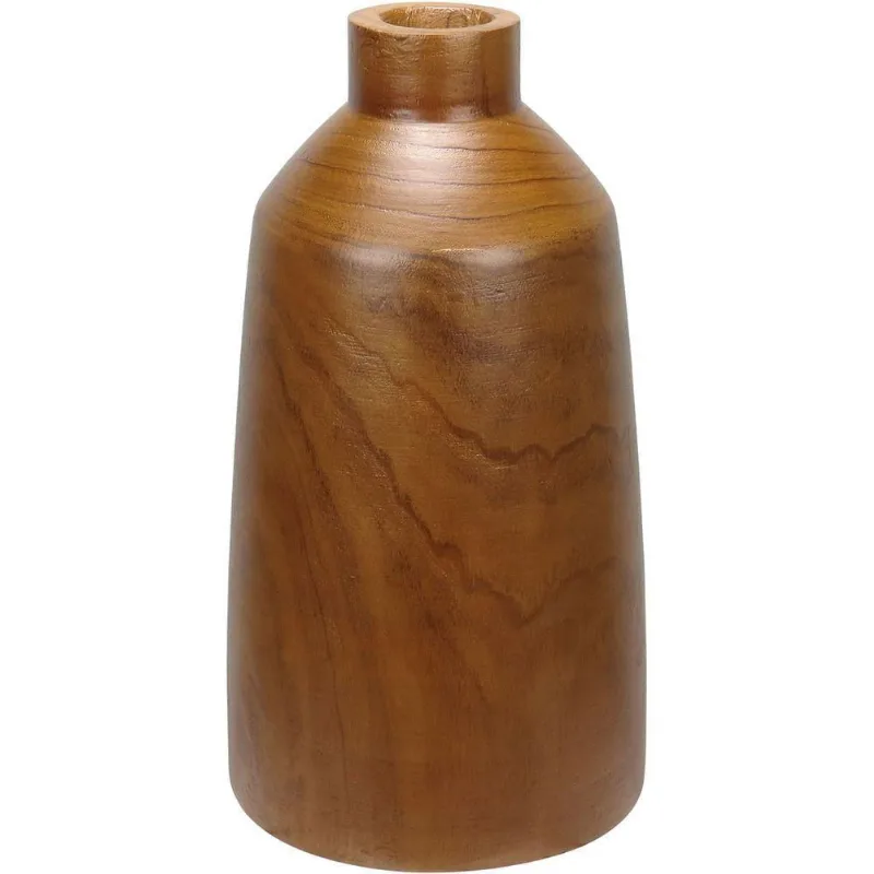 Vaso Decorativo Enfeite Casa Aparador Home&co Madeira 41x22,5x22,5cm Natural