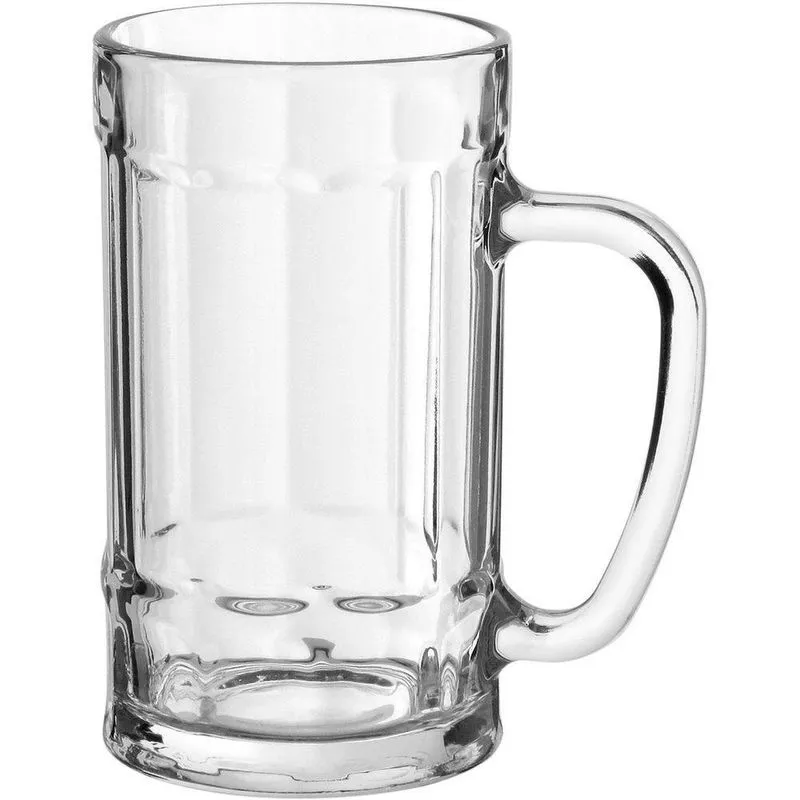 Caneca Cerveja Home&co Vidro 410ml 13x7x7cm Transparente
