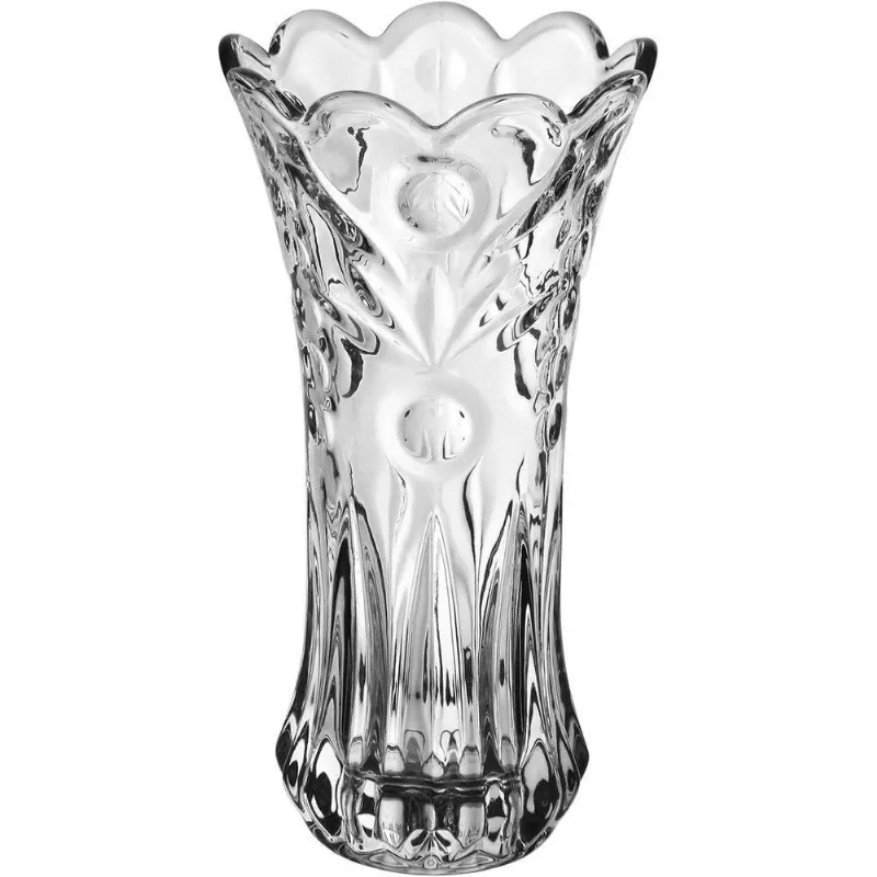 Vaso Decorativo Enfeite Casa Floreiro Home&co Vidro 20x10x10cm Transparente
