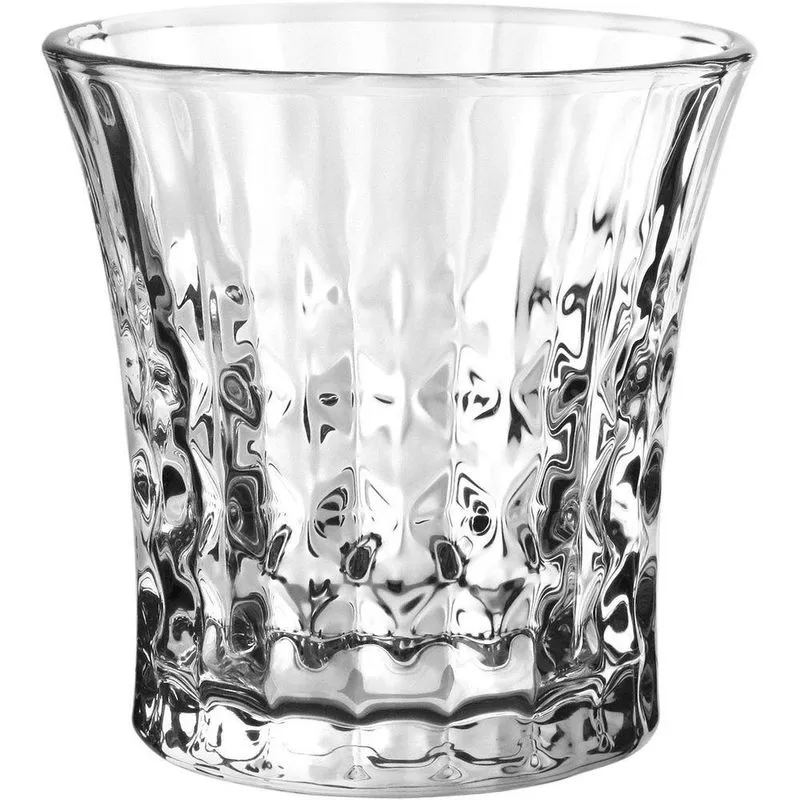 Jogo 6 Copos Drink Uisque Baixo Home&amp;co Eco Crystal 260ml 9x9x9cm Transparente