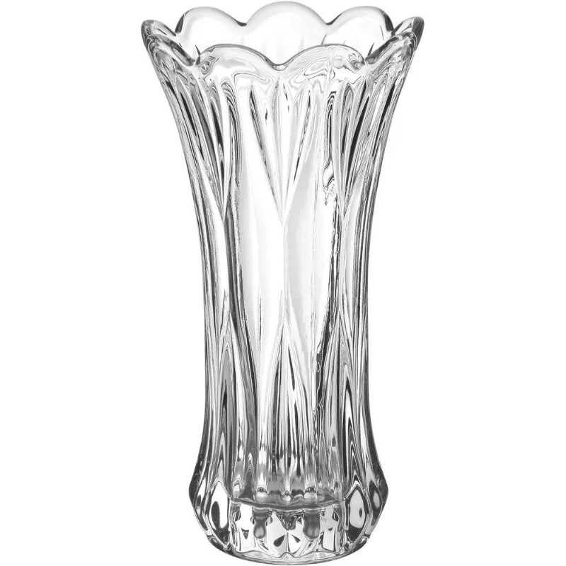 Vaso Decorativo Enfeite Casa Floreiro Home&co Vidro 24x12x12cm Transparente