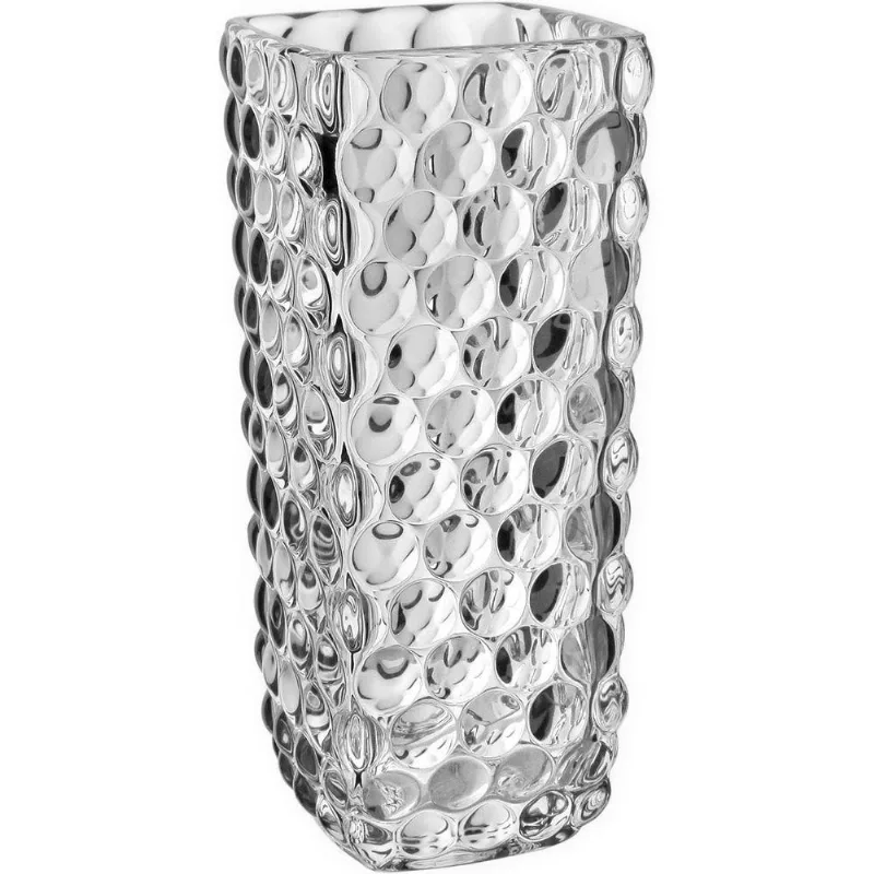 Vaso Decorativo Enfeite Casa Quadrado Home&amp;co Vidro 24x10x10