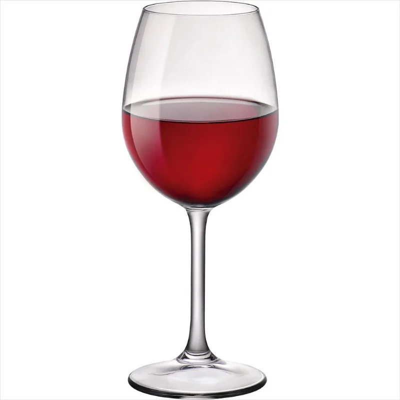 Jogo 6 Peças Taças Vinho Bormioli Rocco Riserva Cristal 370 mililitros 20x8x8 cm