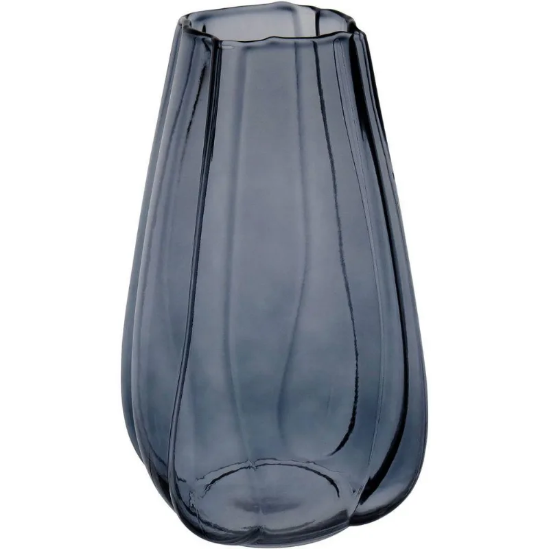 Vaso Decorativo Enfeite Casa Home&amp;co Vidro 28x15x15cm Marrom