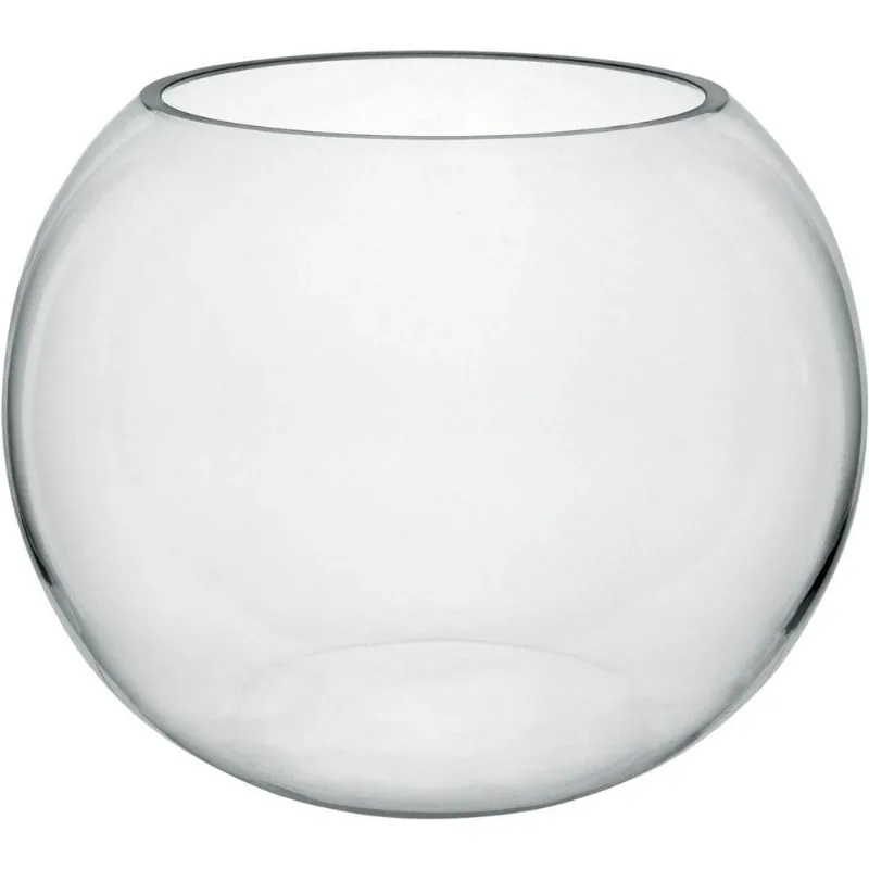 Vaso Decorativo Enfeite Home&amp;co Vidro 24x30x30 Transparente