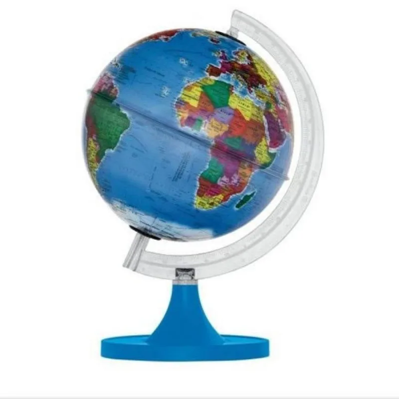 Globo Terrestre 30cm Mondo Fisico / Politico Led Branco