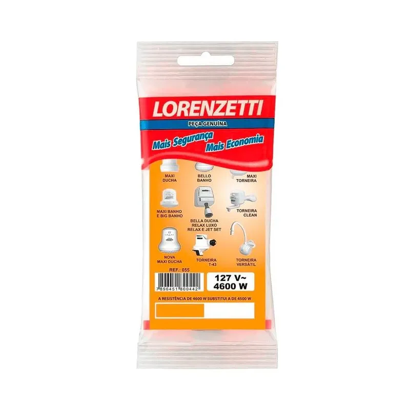 Resistência Elétrica Lorenzetti Maxi Ducha 4.600w 127v