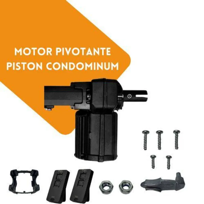 Motor Pivotante Piston Condominium Inox