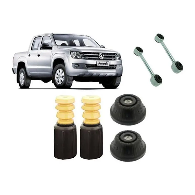 Kit Coxim Batente Bieleta Dianteira Amarok 2010 2011 2012 13