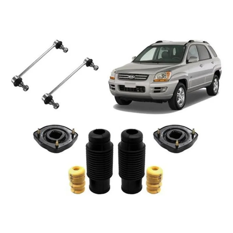 Kit Do Amortecedor Traseiro + Bieleta Sportage 2005 A 2010