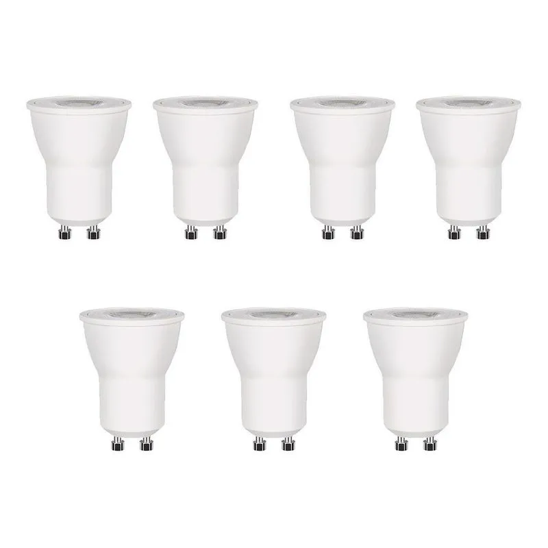 Kit 7 Lâmpada Led 3w Mini Dicroica Irc95 3000k Sth20513/30