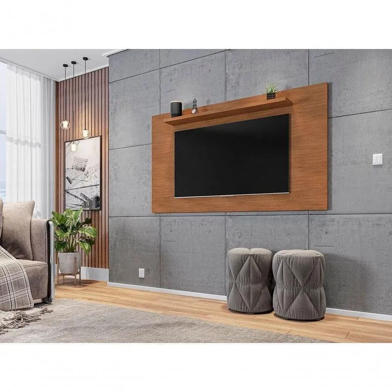 Painel p/ Tv Esmeralda 1.58 Cedro