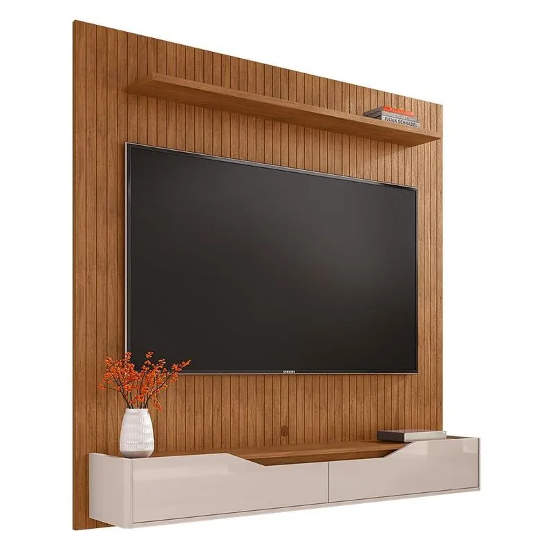 Home Suspenso Milão 160cm para TV até 60 - Casa D Cedro/Off White