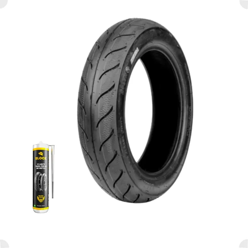 Pneu Yamaha Fluo 125 100/90-12 59j Tl K6009f Kenda + Selante
