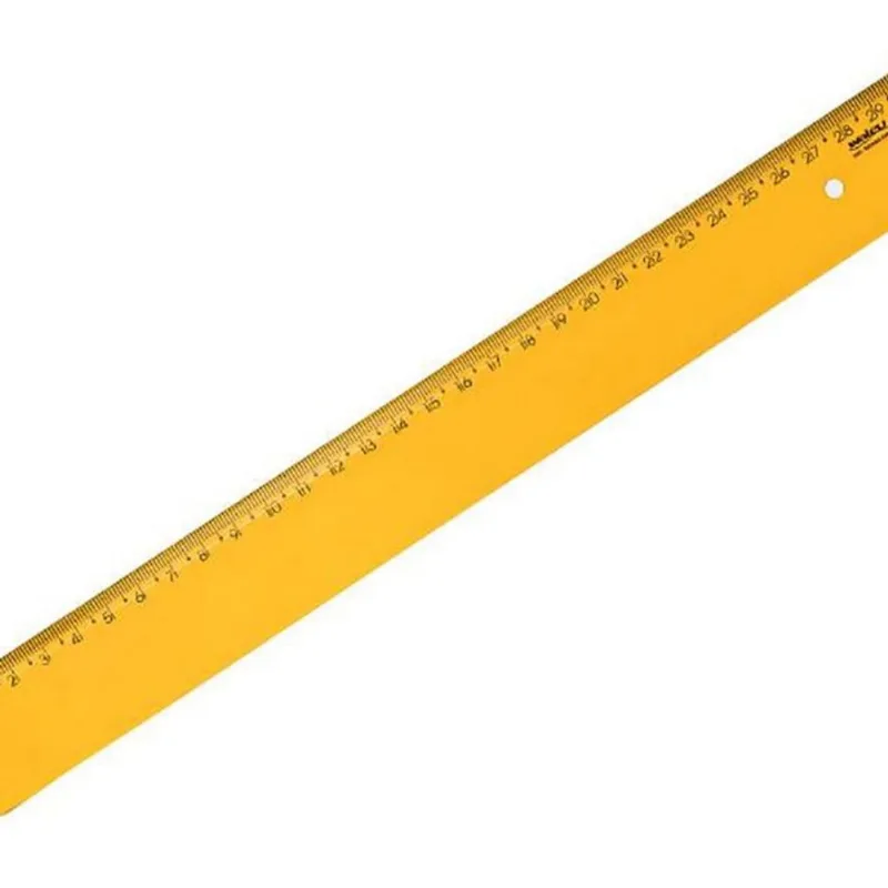 Régua Escolar 30 cm - New Line - Waleu - LARANJA