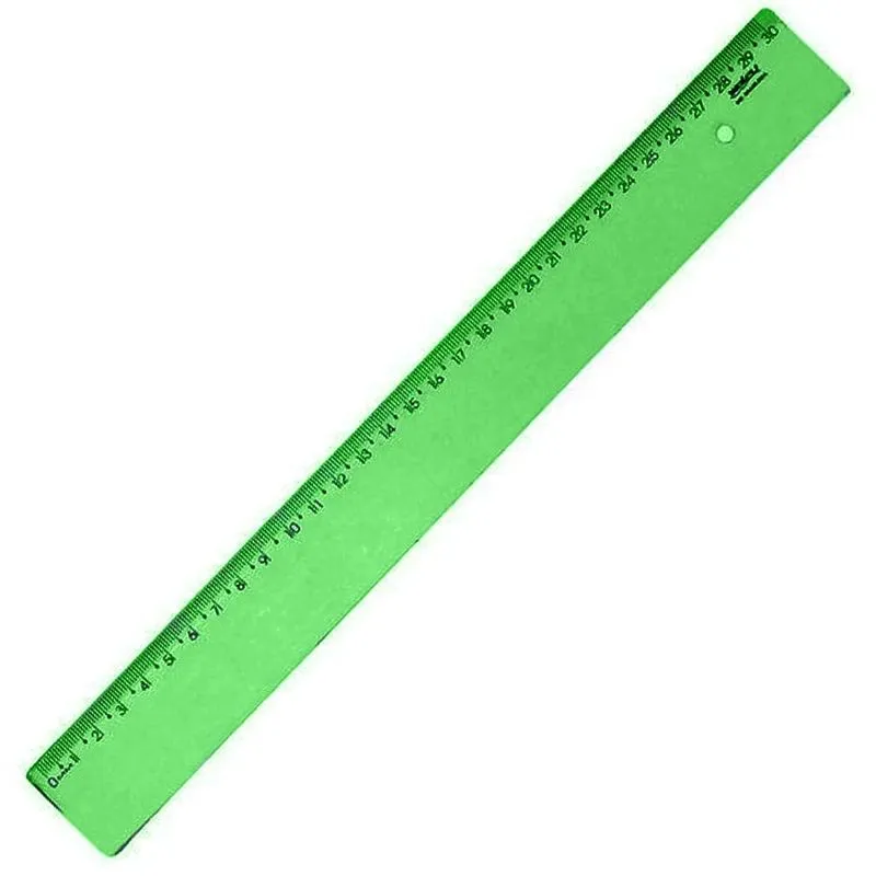 Régua 30cm Verde Waleu