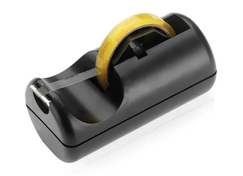 Dispensador Fita Adesiva Maxxi Preto - Waleu