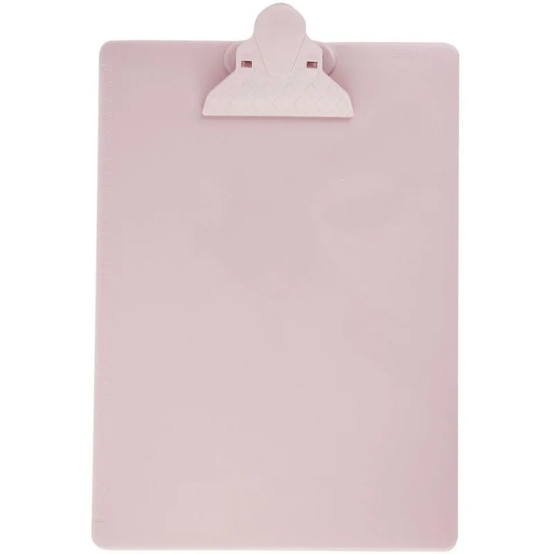 Prancheta Plastica Super Rosa Pastel