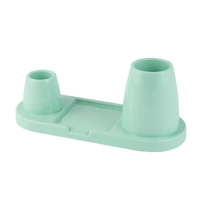 Trio Plus - Verde Pastel Porta Canetas, Lembretes E Clips