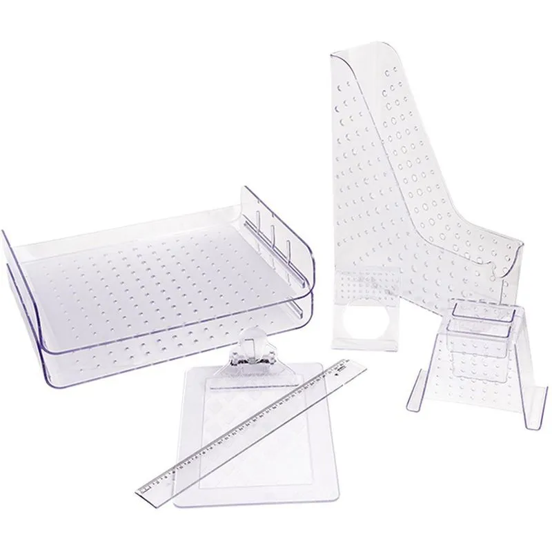 Organizador De Escritório Kit Home Office Com 7 Pecas Cris