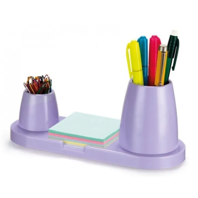 Porta Lápis/clips Lilas Pastel Waleu