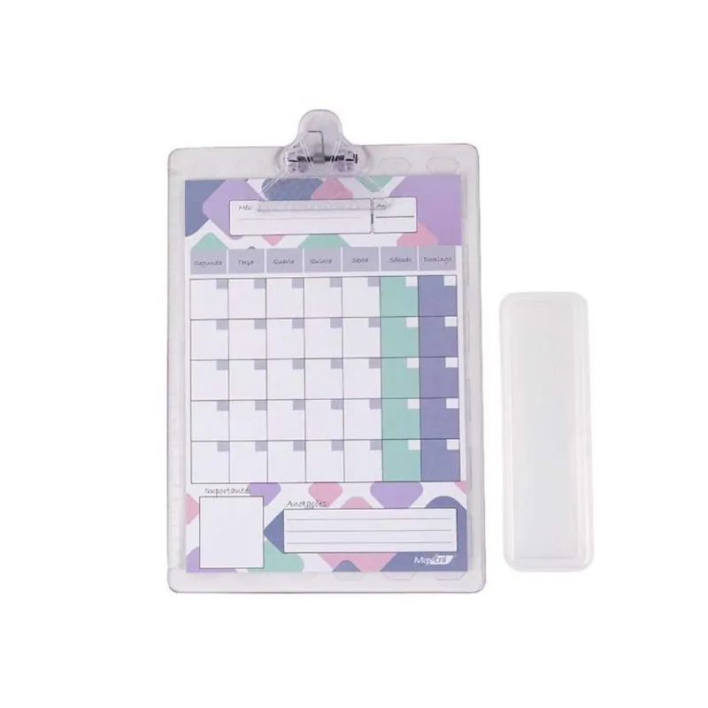 Prancheta Planner Transparente Waleu