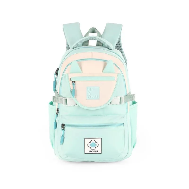 Mochila Escolar De Costas Deluxe Turquesa Candy - Up4You