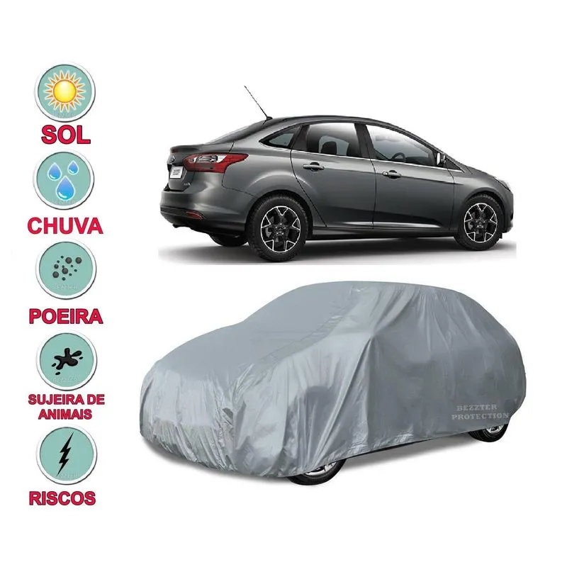 Capa Cobrir Carro Focus Sedan Impermeável Proteção Bezzter