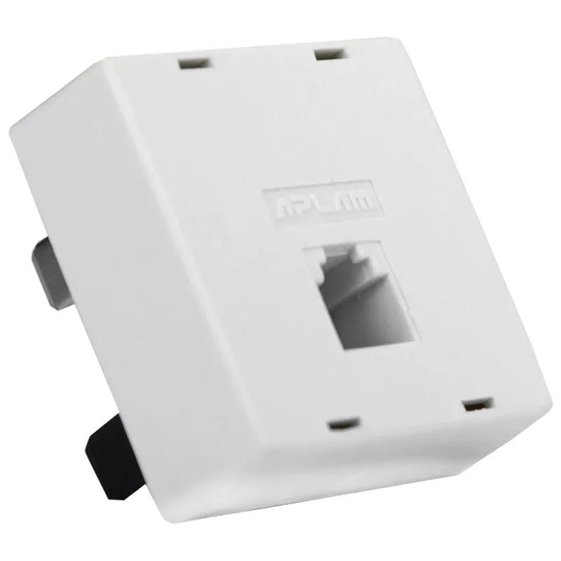 Plug Tipo Americano para Telefone com Entrada RJ11 Branco Mavel 101BC