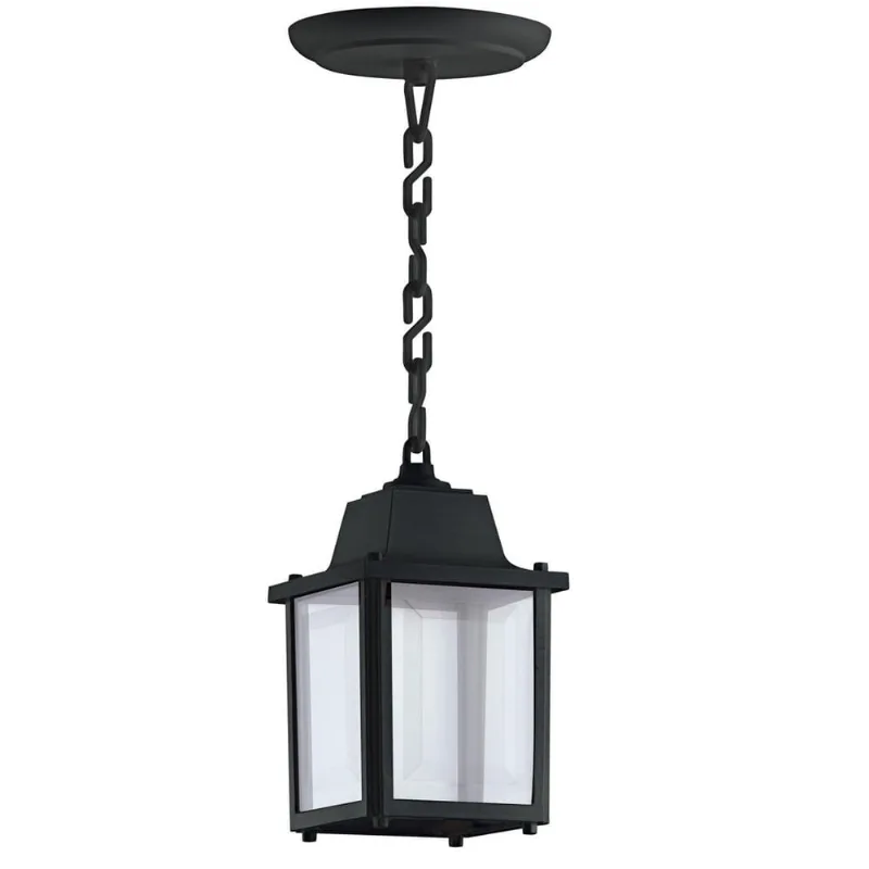 6 Pendente Externo Vintage Pergolado E27 Preto Varanda Alz14