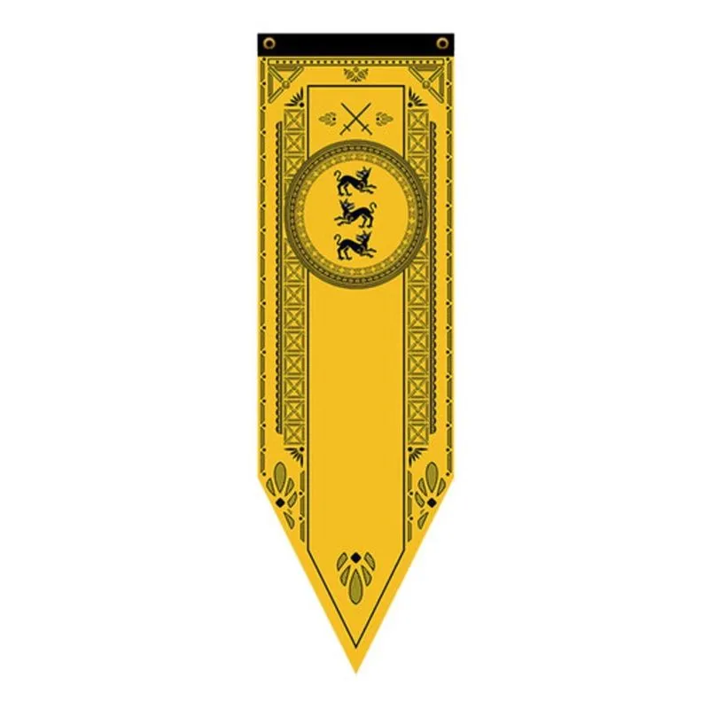 Bandeira Flâmula Com Brasão Da Casa Cleogane Game Of Thrones