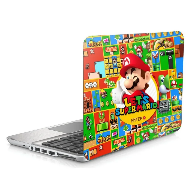 Skin Adesivo Protetor para Notebook 15,6' Mario b77