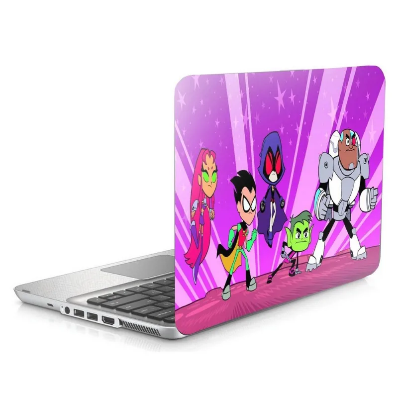 Skin Adesivo Protetor para Notebook 15,6' Jovens Titans Teen Titans b2