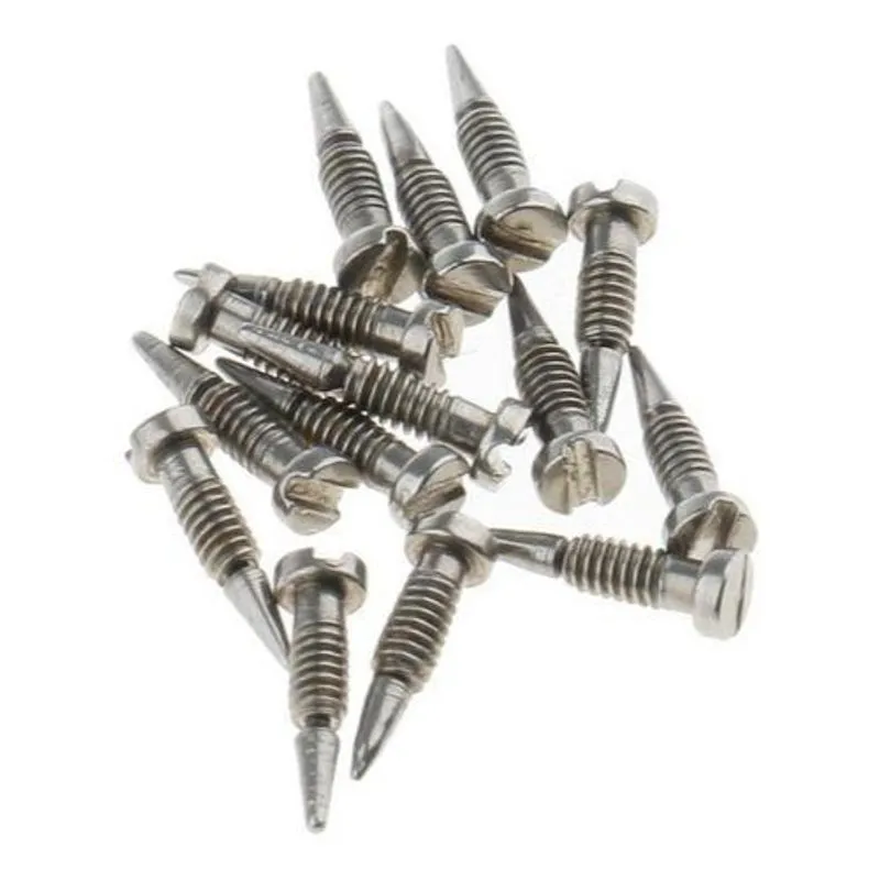 Kit 10 Centos Parafuso Guia - 10 Centos Prateado 1,4 Mm