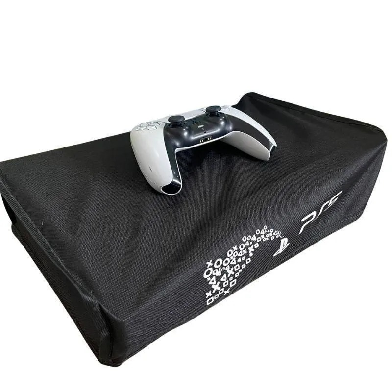 Capa Antipoeira Ps5 (mídia Bluray) Case Protetora Horizontal