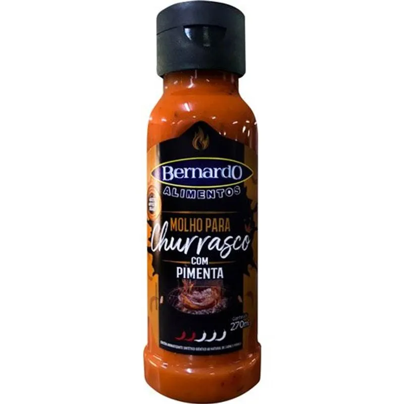 Molho Cremoso para Churrasco com Pimenta Bernardo 270ml