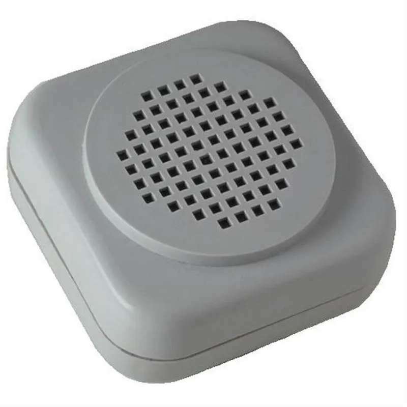 Campainha Eletrônica Quadrada De Sobrepor Cinza Claro Bivolt 127/220v - Ce02.1 - Danval Danval