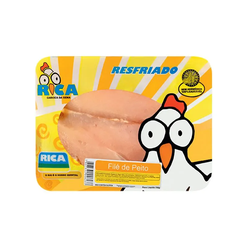Filé de Peito de Frango Resfriado Rica 700g